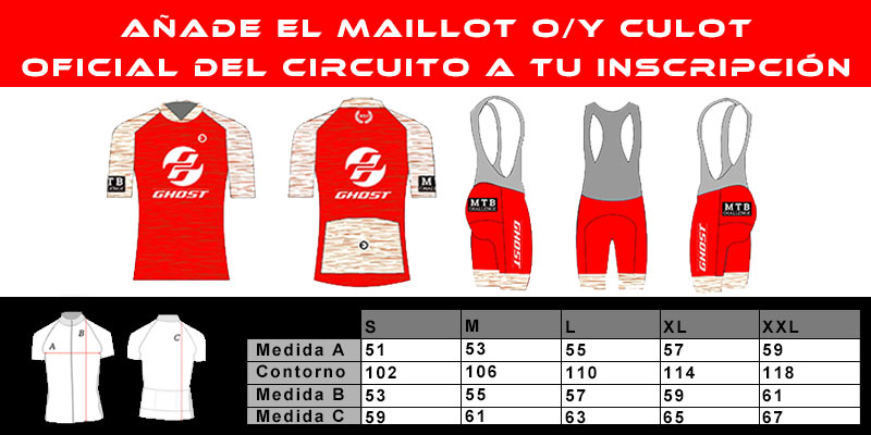 Maillot y culot Ghost MTB Challenge